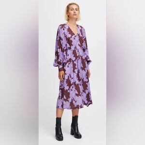 ICHI Orine Floral Dress